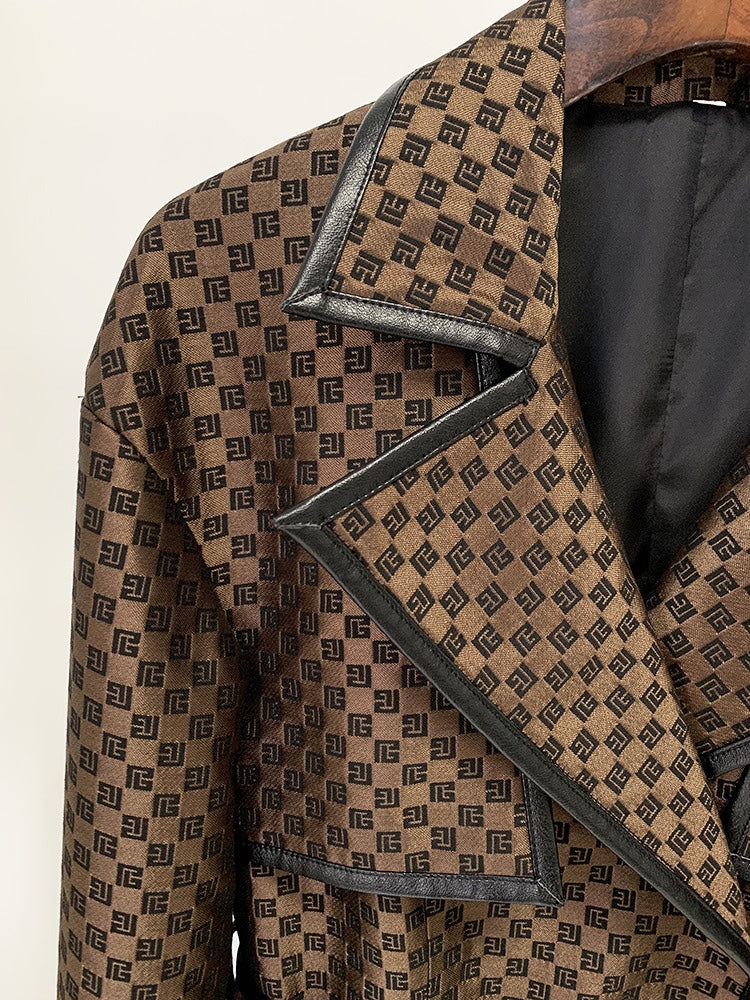 Chefchaouen Long Trench Coat