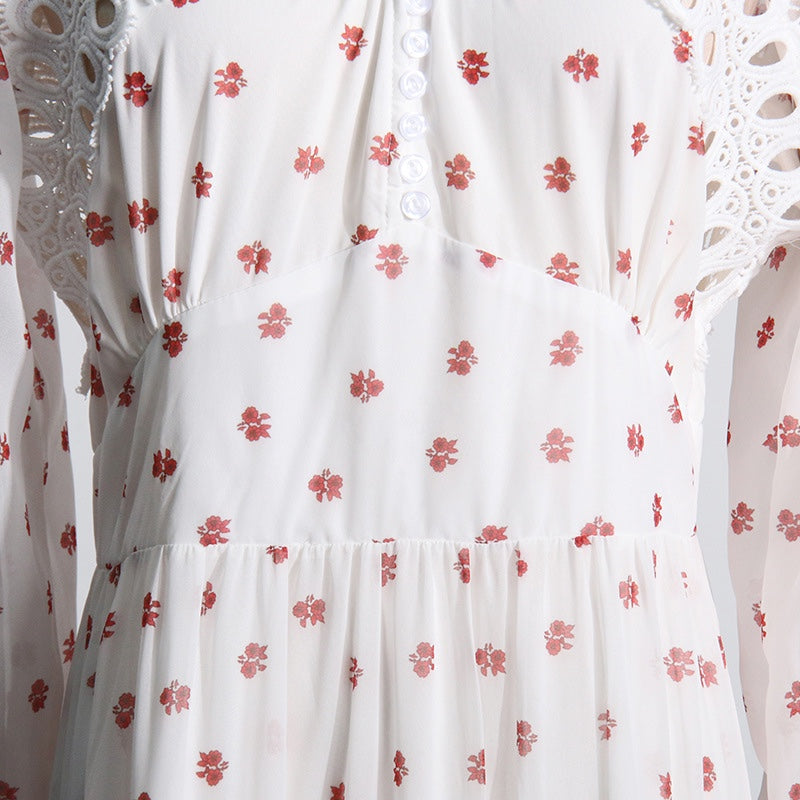 French Alpha Lyrae Polka Dot Dress