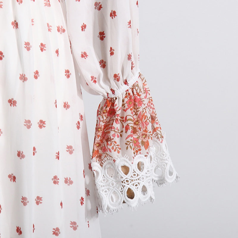 French Alpha Lyrae Polka Dot Dress