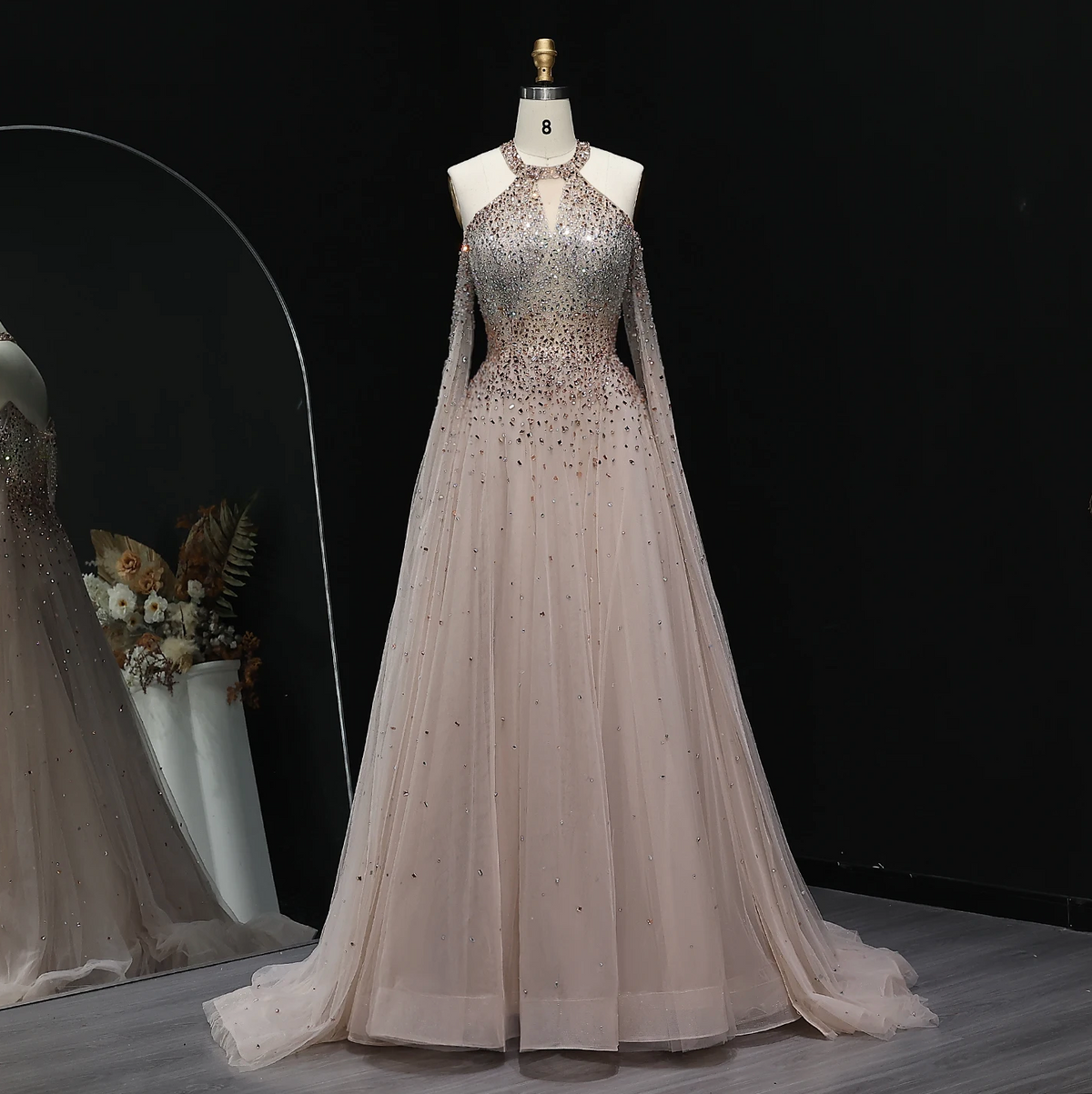 The Old Money Collection Couture Waverunner Evening Gown