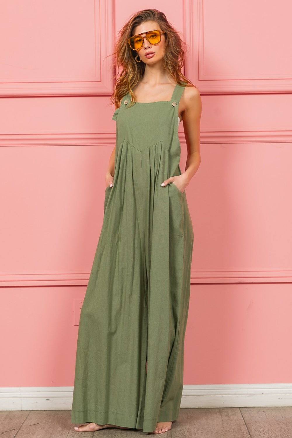 Bevy Wide Leg Overalls