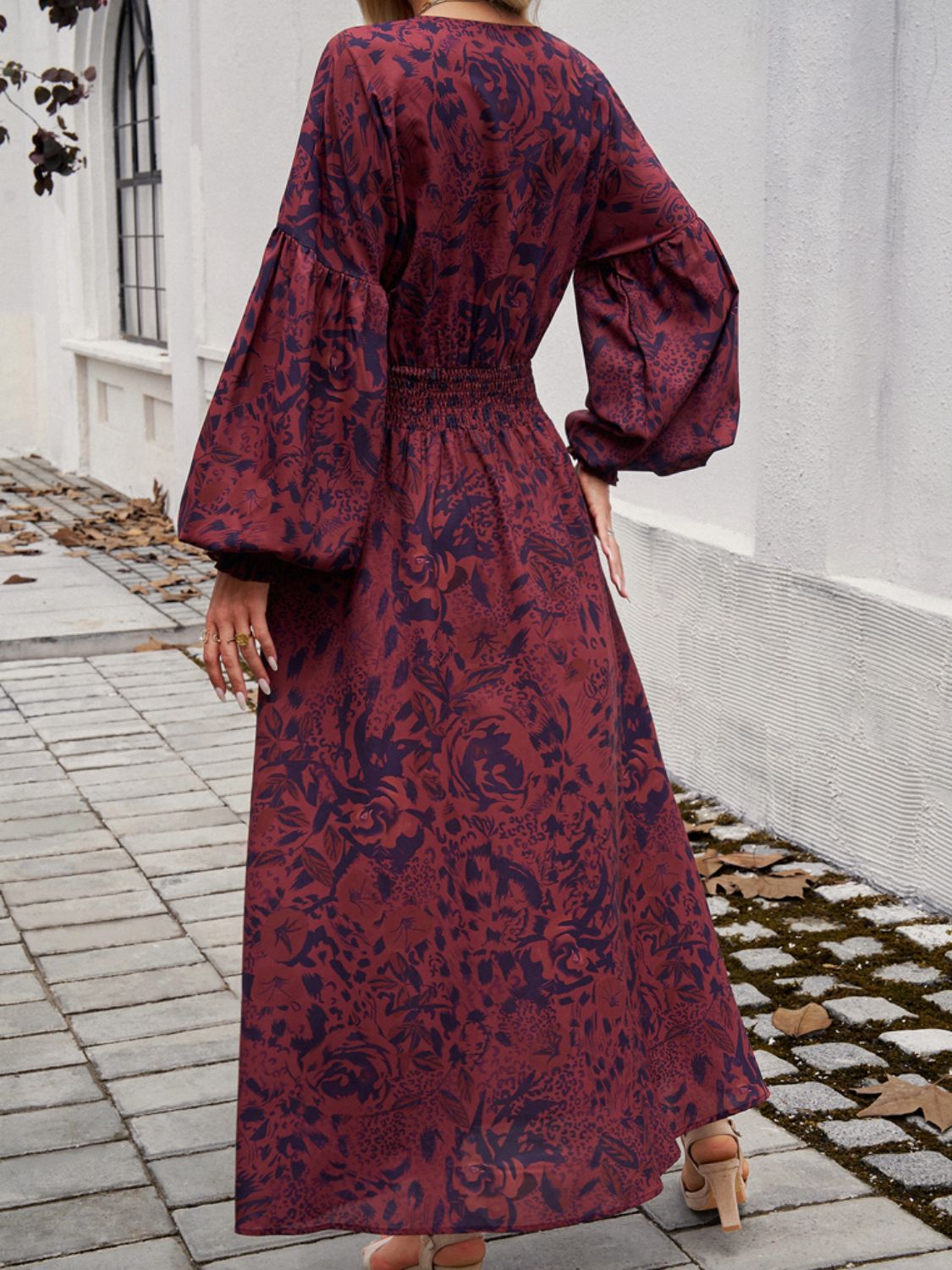 Setenil Long Sleeve Midi Dress