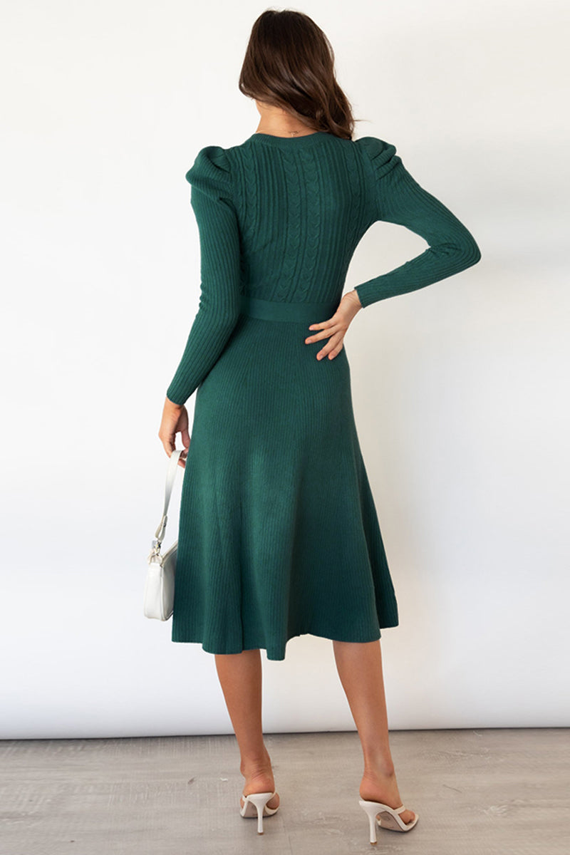 Rochester Tie Waist Sweater Dress