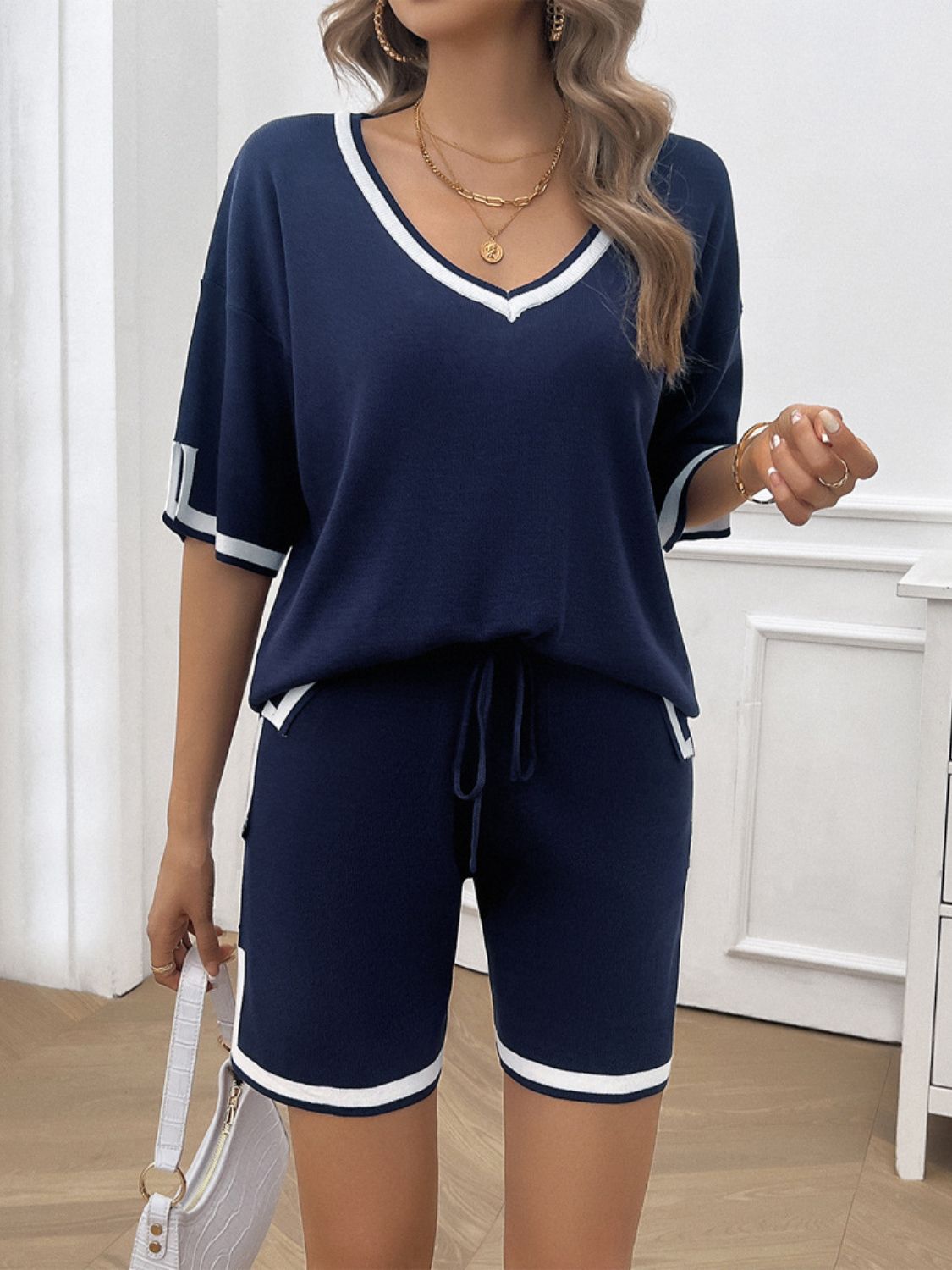 Champs Top and Shorts Set