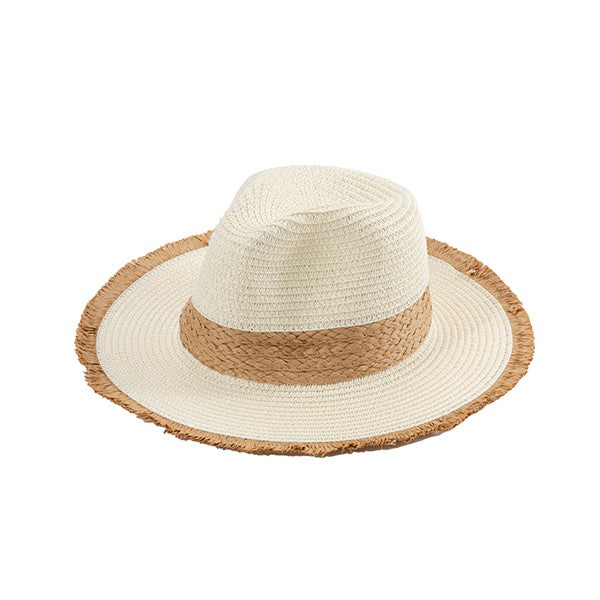 Frayed Brim Beach Hat