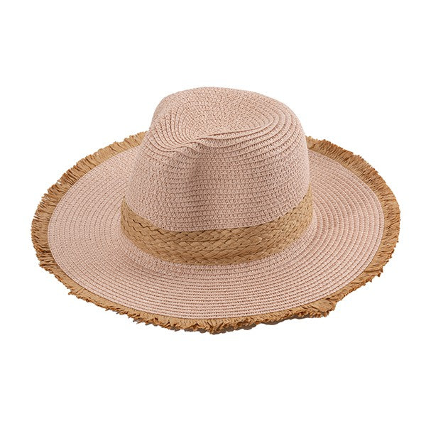 Frayed Brim Beach Hat