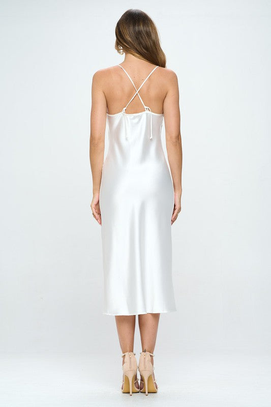 Satin Bias Slip Dress