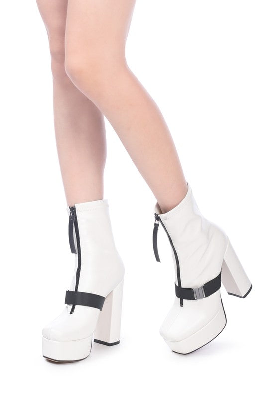 Medusa Block Heel Boots