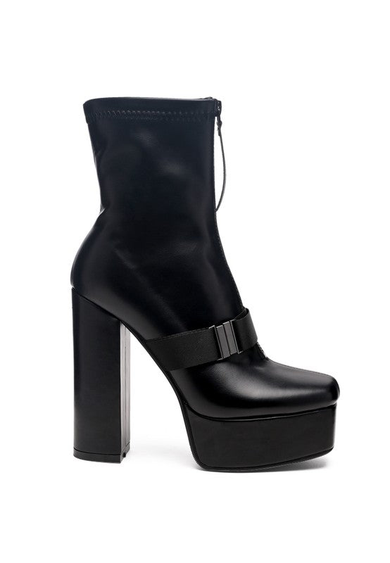 Medusa Block Heel Boots