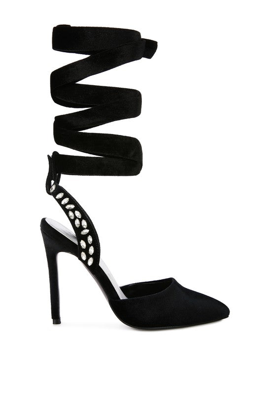 Diamante Heeled Sandals