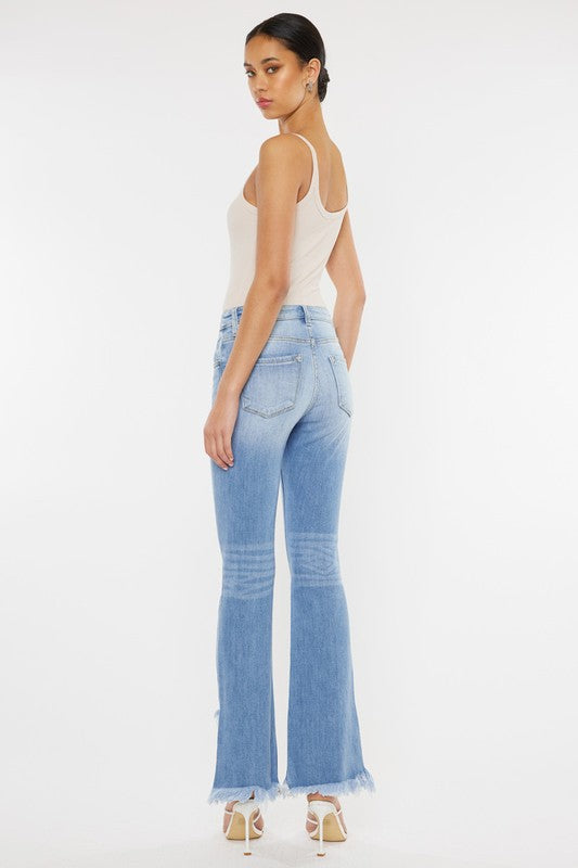 High Rise Leg Bootcut Jeans