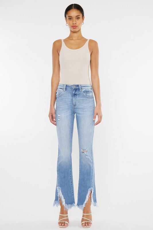 High Rise Leg Bootcut Jeans