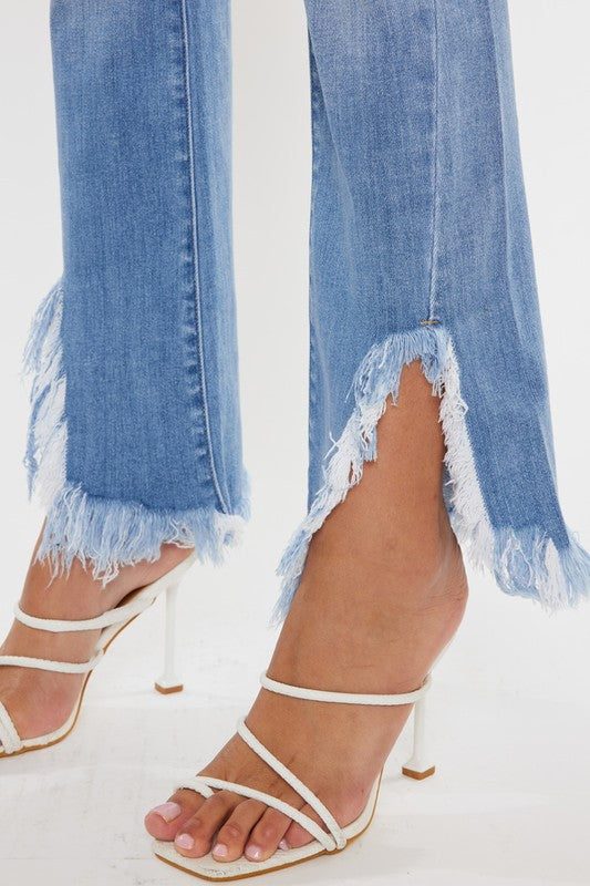 High Rise Leg Bootcut Jeans