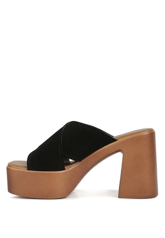 Matrix Block Heel Sandals