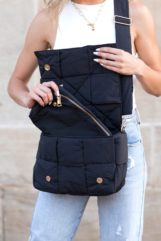 Romy Fold-Over Puffer Pouch
