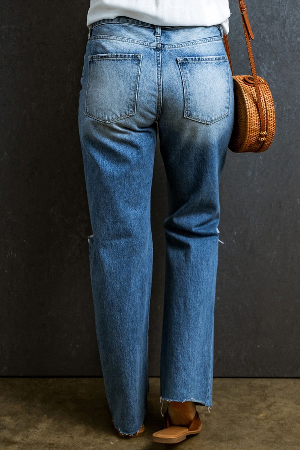 Cherry Hill Raw Hem Jeans