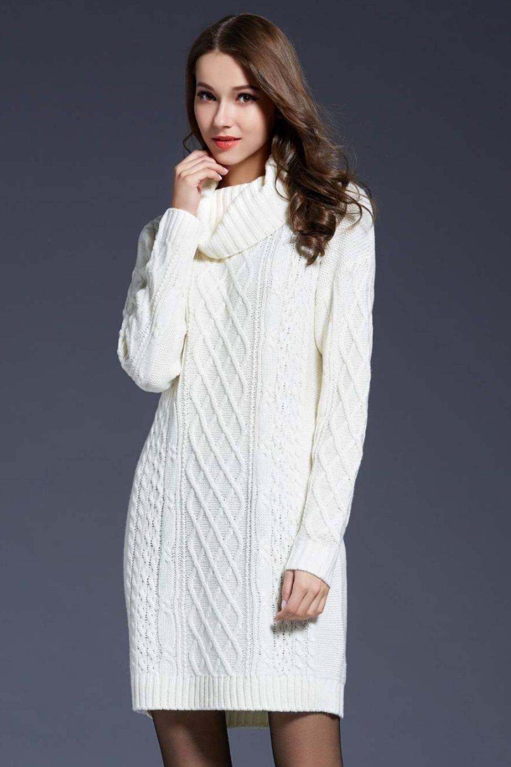 Laguna Dropped Shoulder Sweater Dress