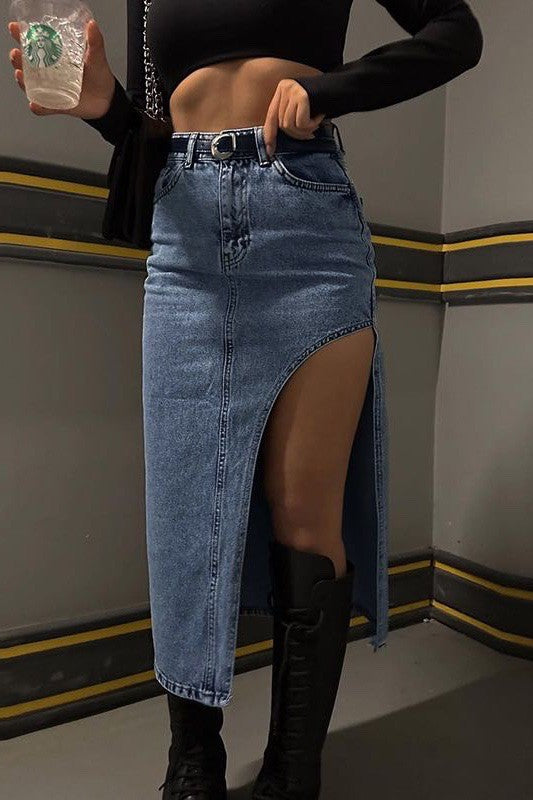 Napoleon Denim Skirt