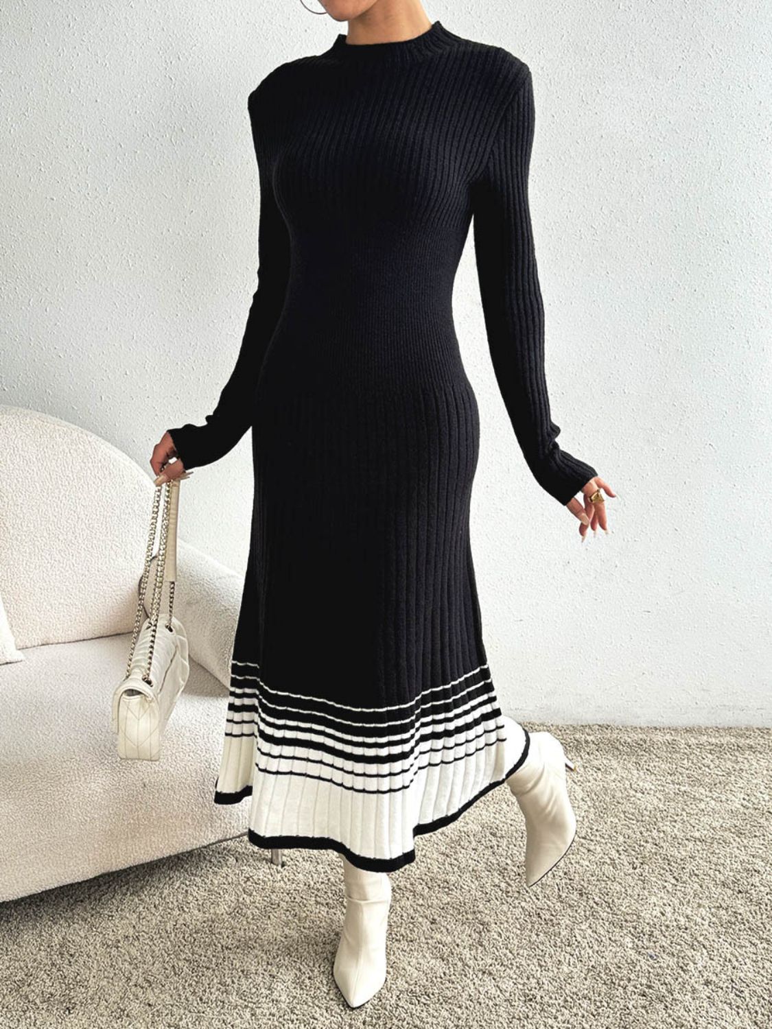 Vicarage Avenue Long Sleeve Sweater Dress