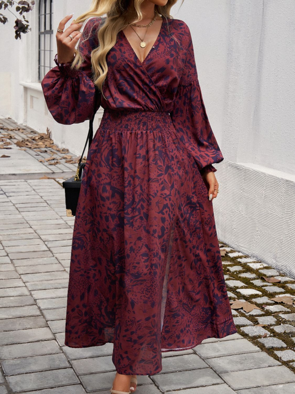 Setenil Long Sleeve Midi Dress