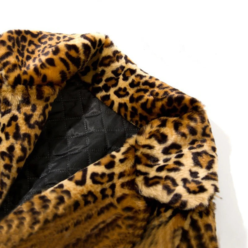 Bourbon Leopard Fur Coat