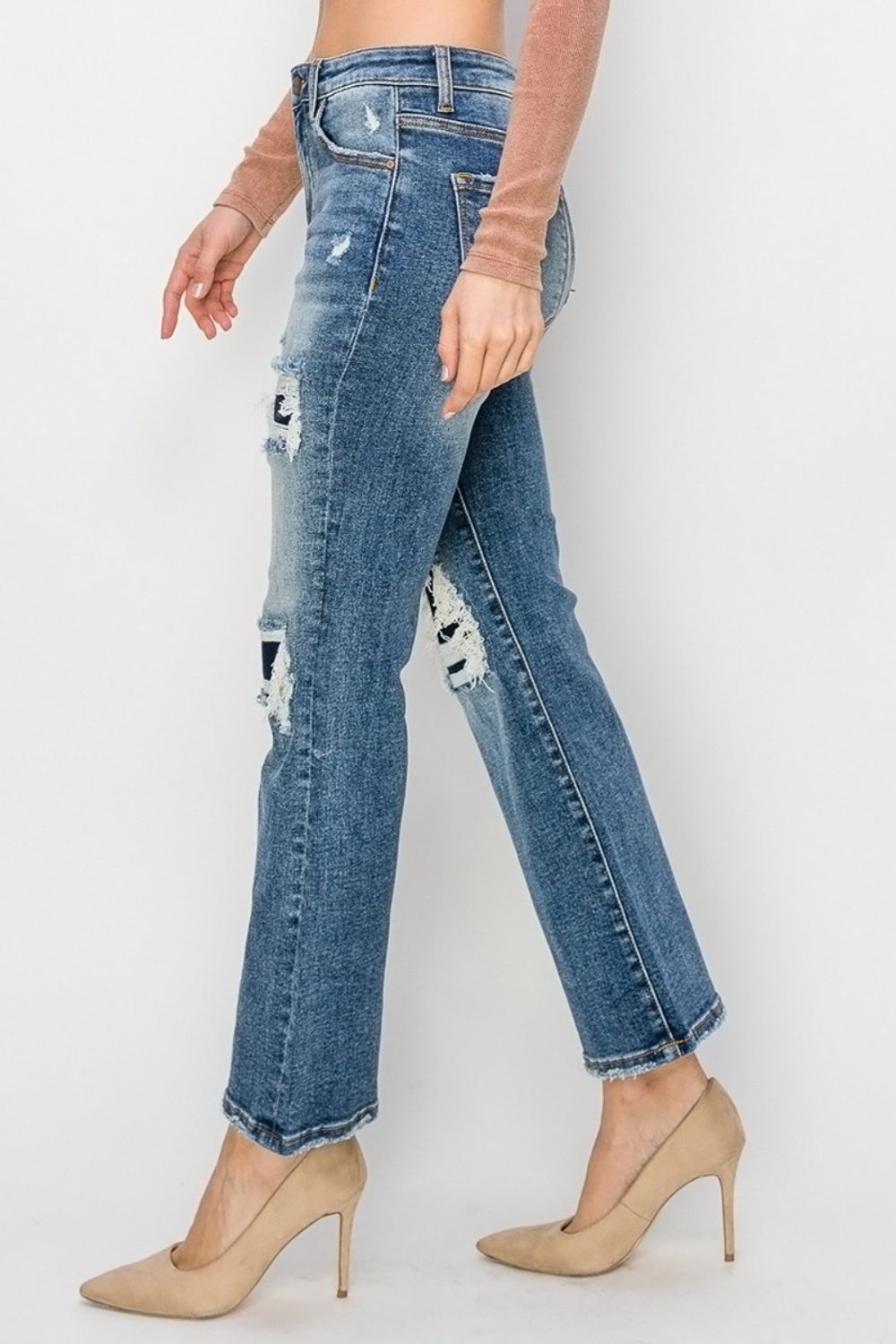 Water Lily Ankle Flare Jeans