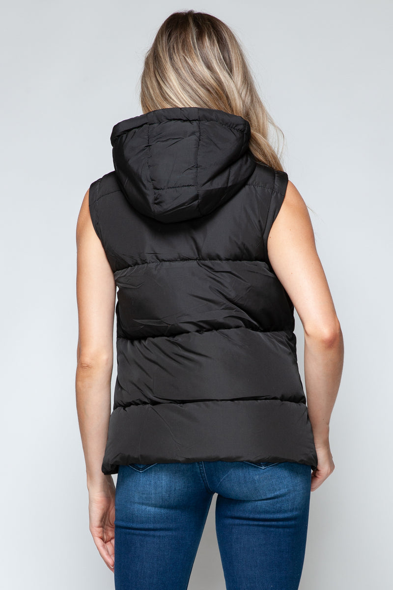 Carnegie Snap and Zip Closure Hooded Vest