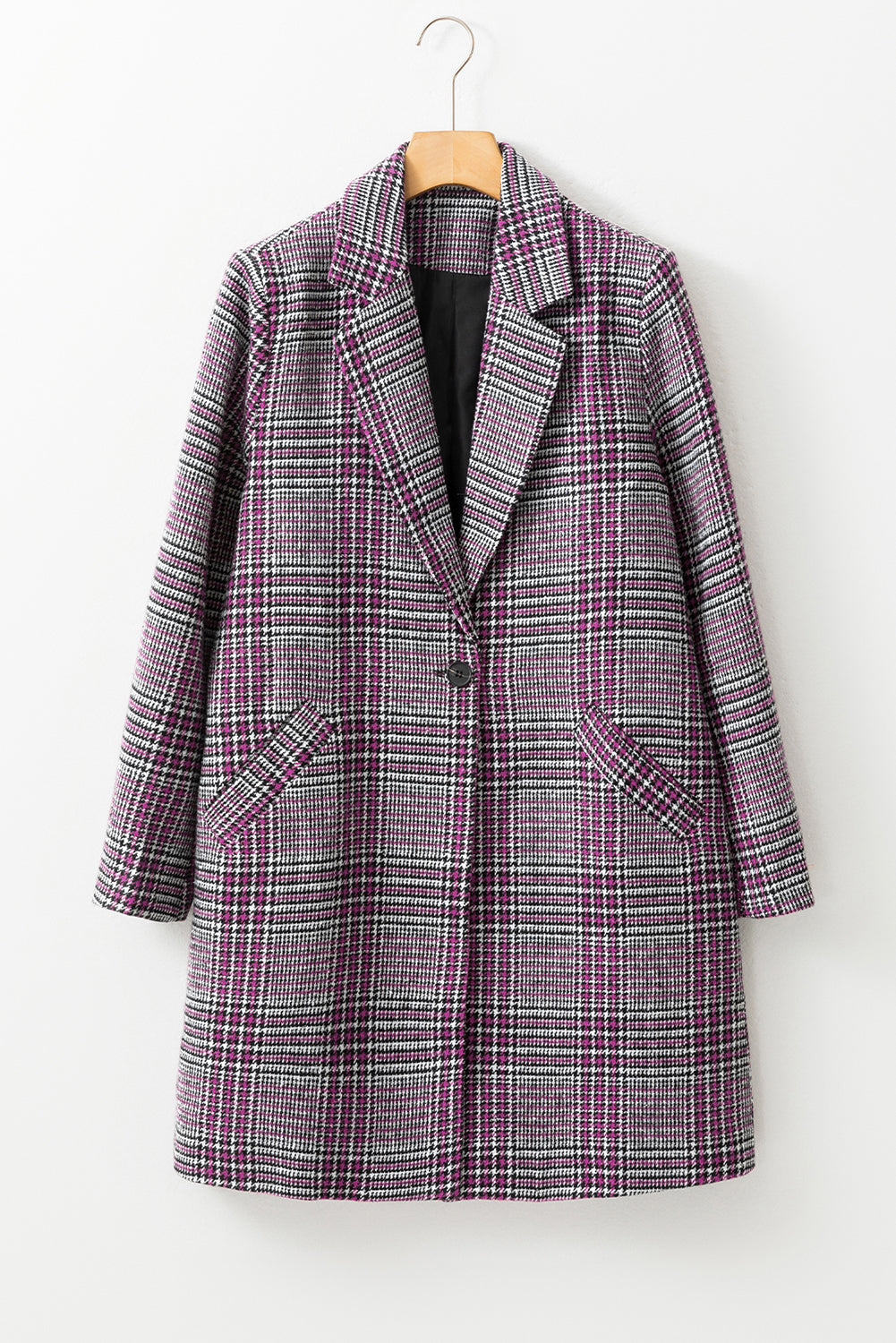 Montrose Plaid Midi Coat