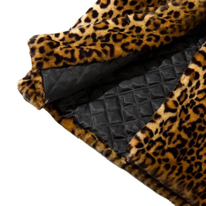 Bourbon Leopard Fur Coat