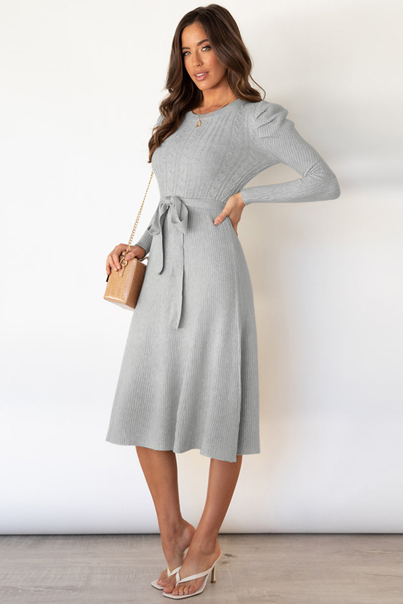 Rochester Tie Waist Sweater Dress