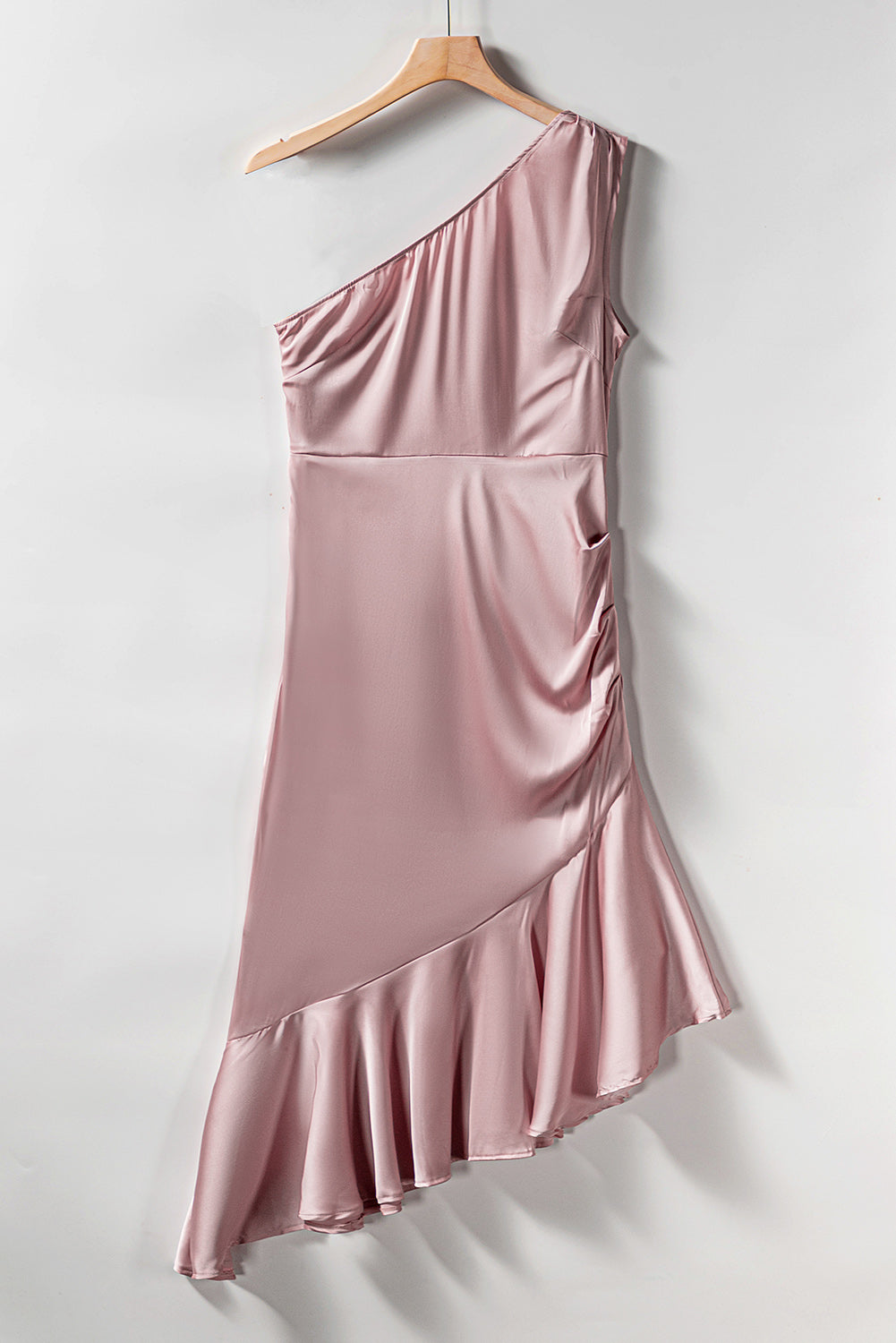 Pink One-shoulder Party Dress