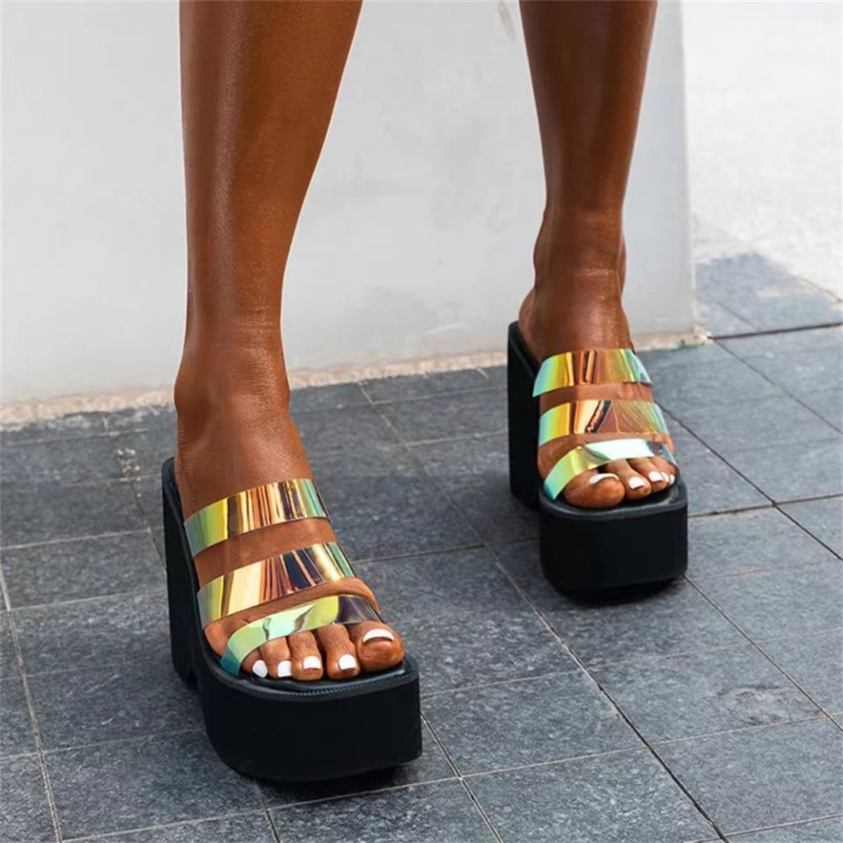 Juneau Wedge Sandals