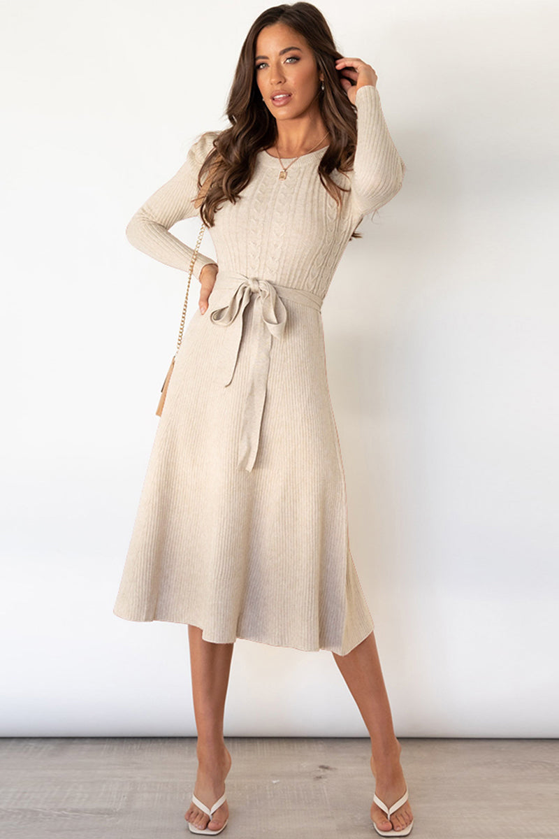 Rochester Tie Waist Sweater Dress