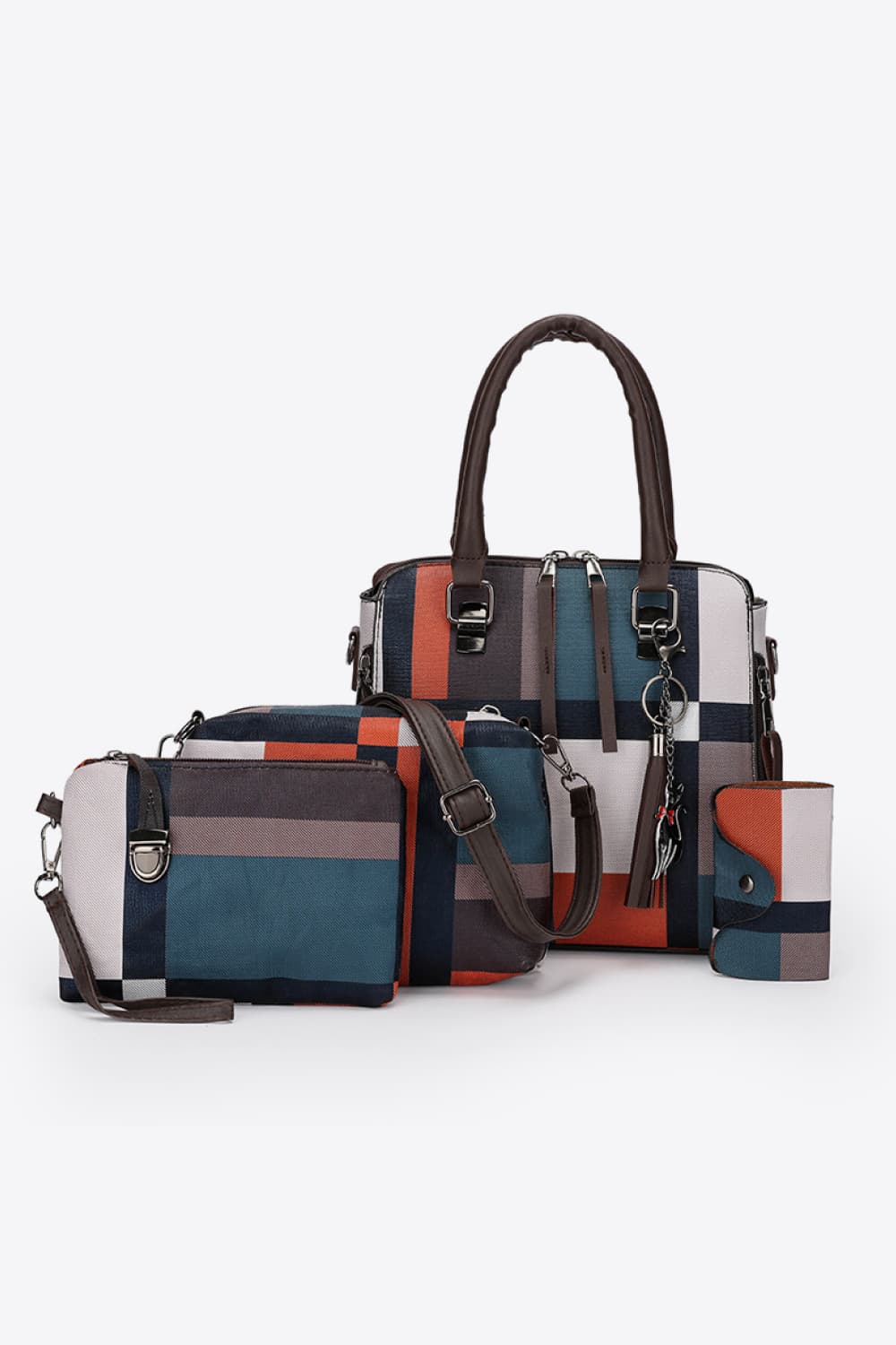 FREE GIFT WITH $150 PURCHASE Hutton Leather Bag 4-Piece Set