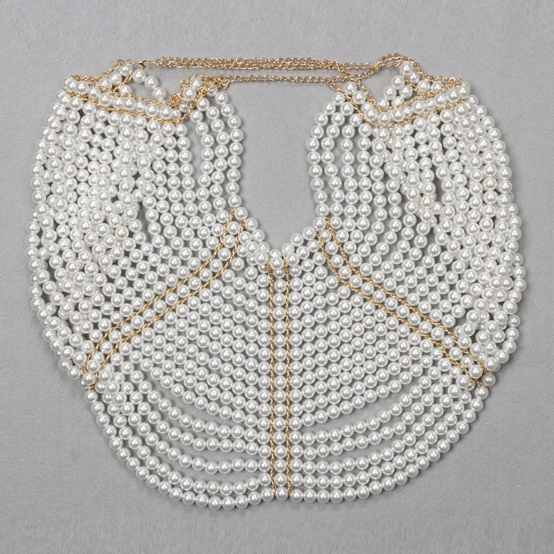Sydney Pearl Top Statement Necklace