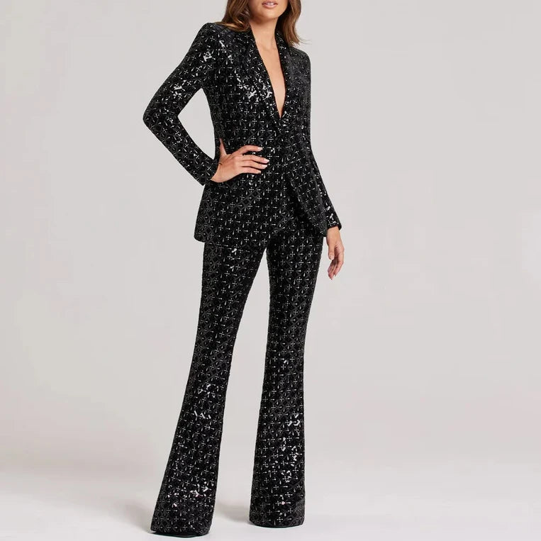 Shortland's Sequined Blazer Set