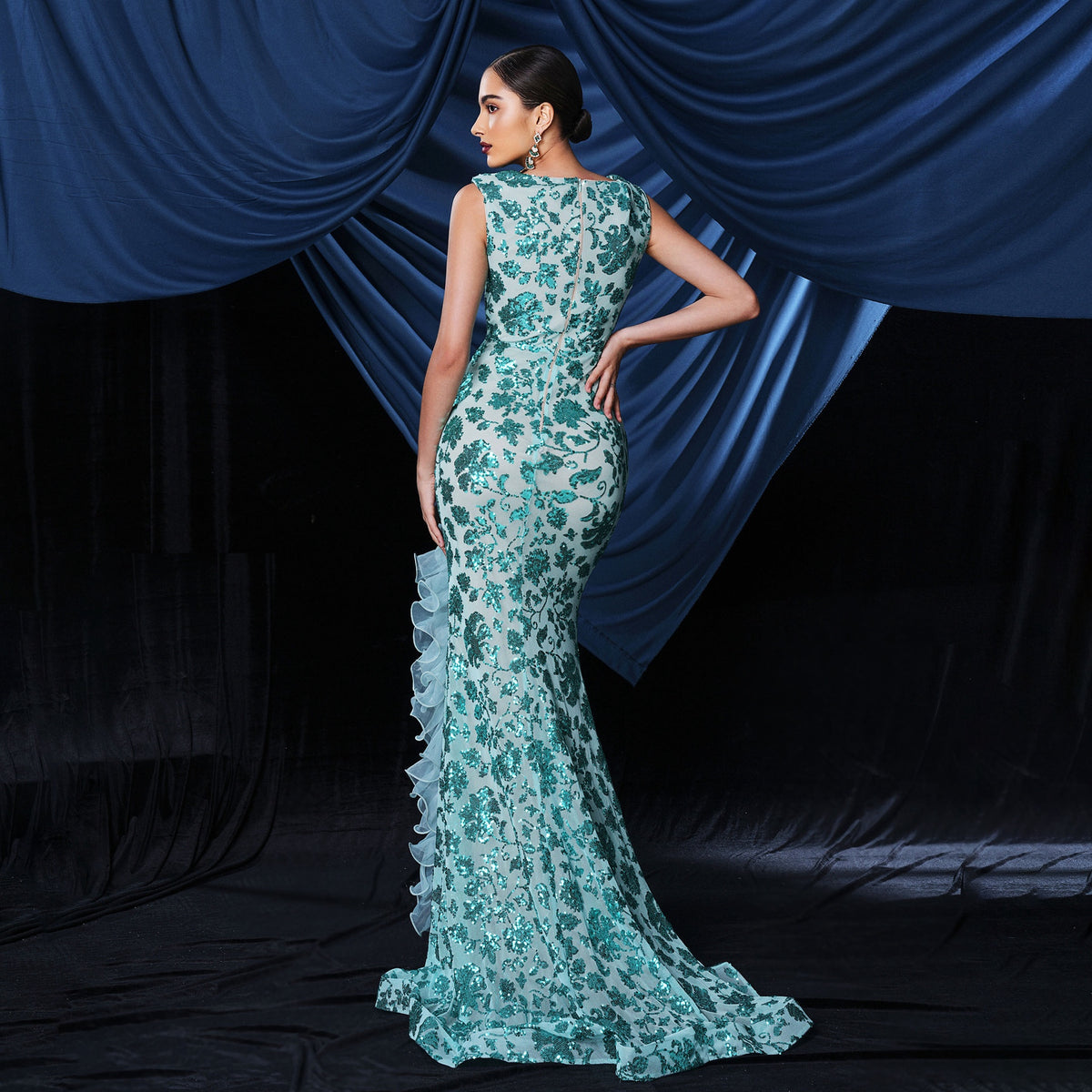 Chemin de Ruth Cocktail Evening Dress