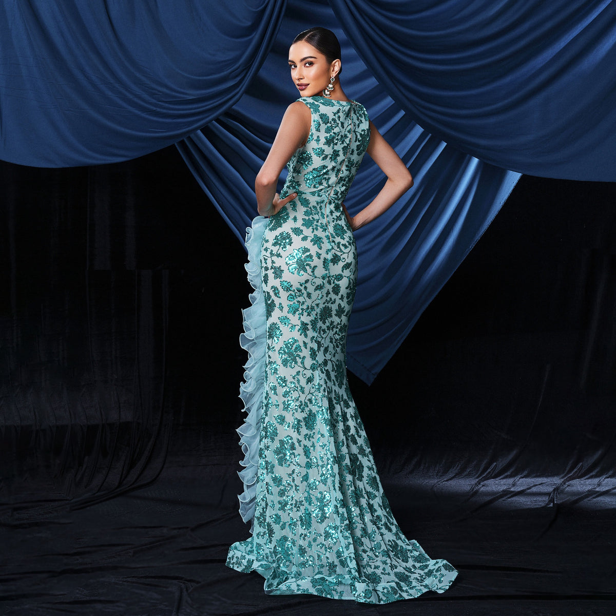 Chemin de Ruth Cocktail Evening Dress