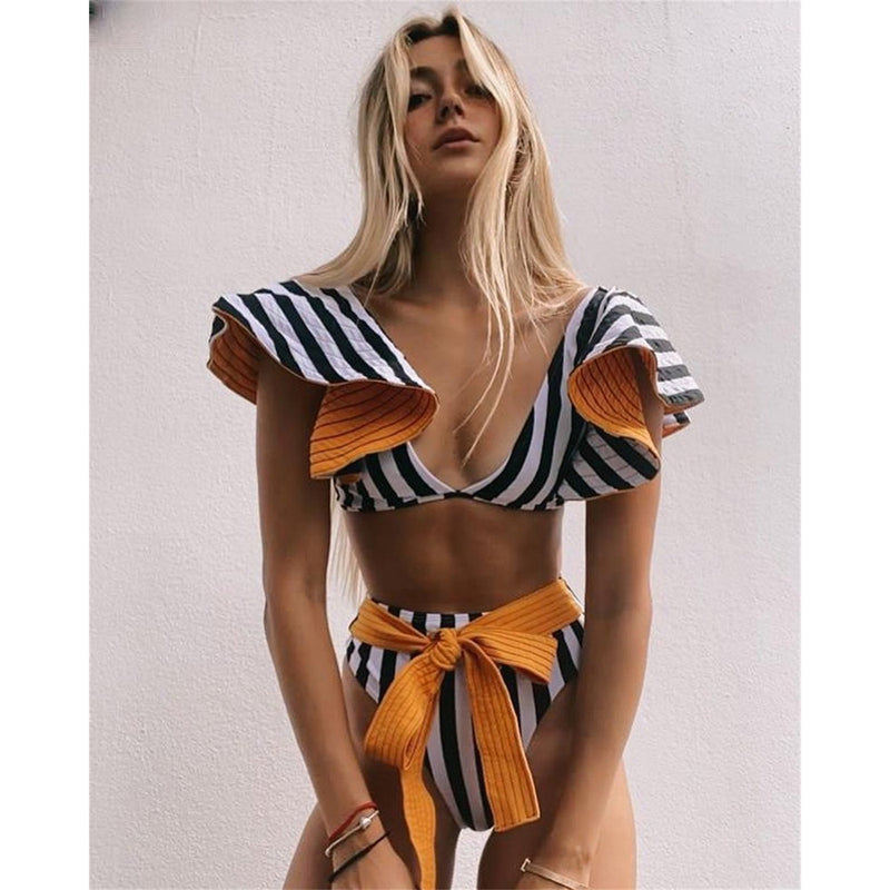 Azure High Waist Bikini