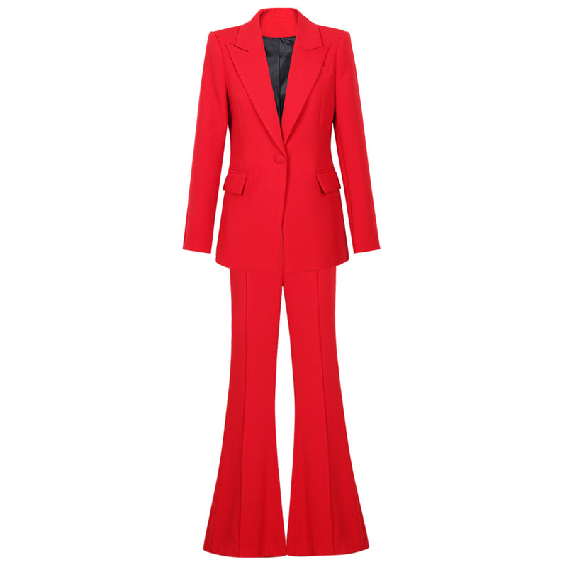 Fashionable High Rise Business Suit 2-Piece Set