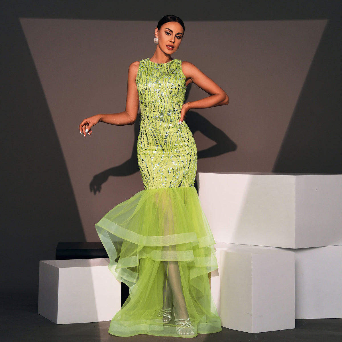 Romazzino Cocktail Evening Gown