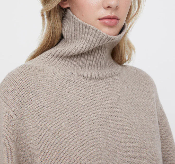 Wool Turtleneck Bottoming Sweater