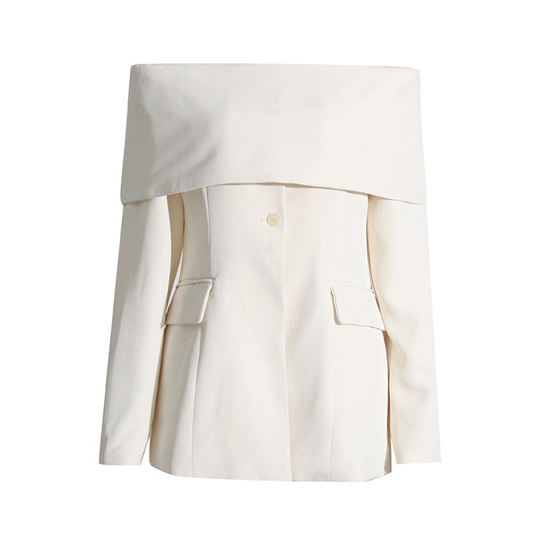 Allaire Off Shoulder Blazer