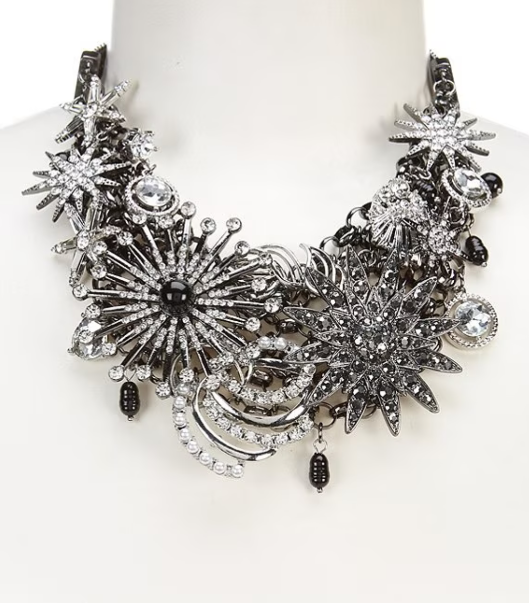 Celestial Cluster Statement Necklace