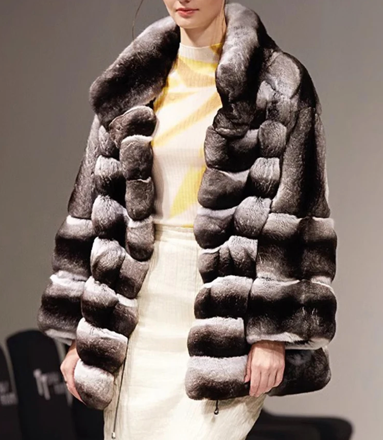 Brocade Fur Coat