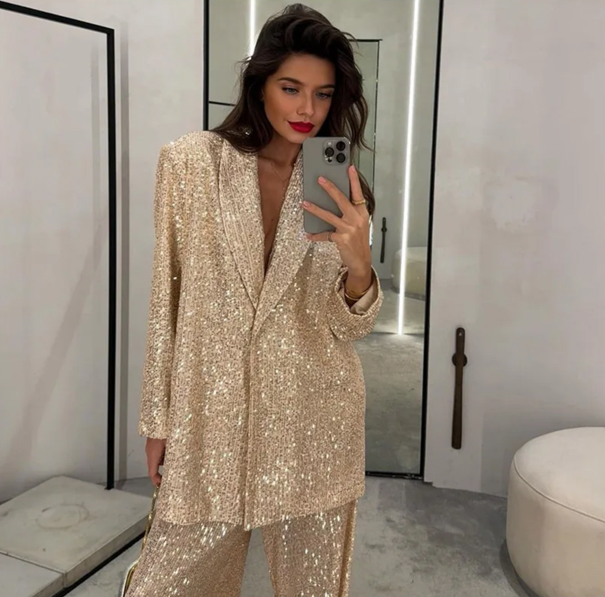 Selman Sequin Suit