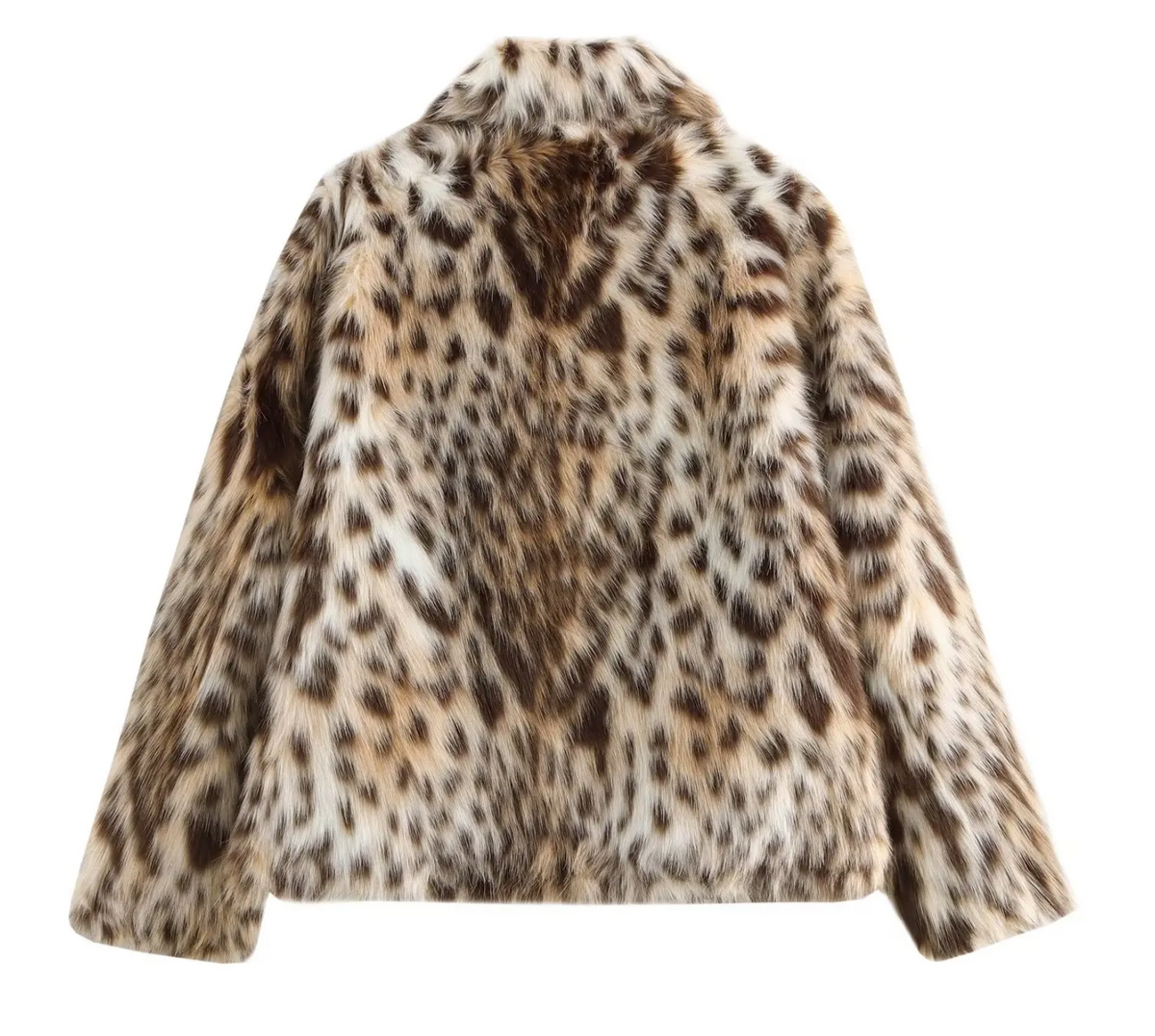 Bazaleas Animal Print Coat