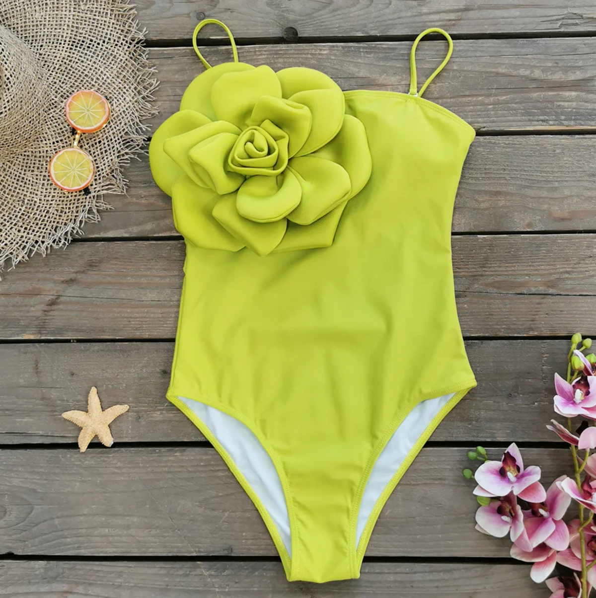 Oceanfront Orchid Swimwear