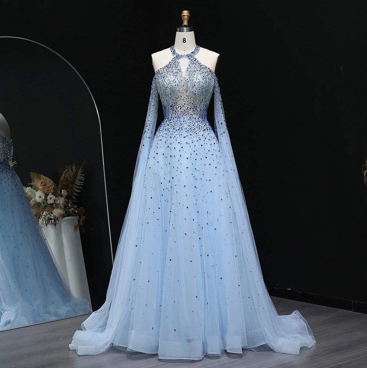 The Old Money Collection Couture Waverunner Evening Gown