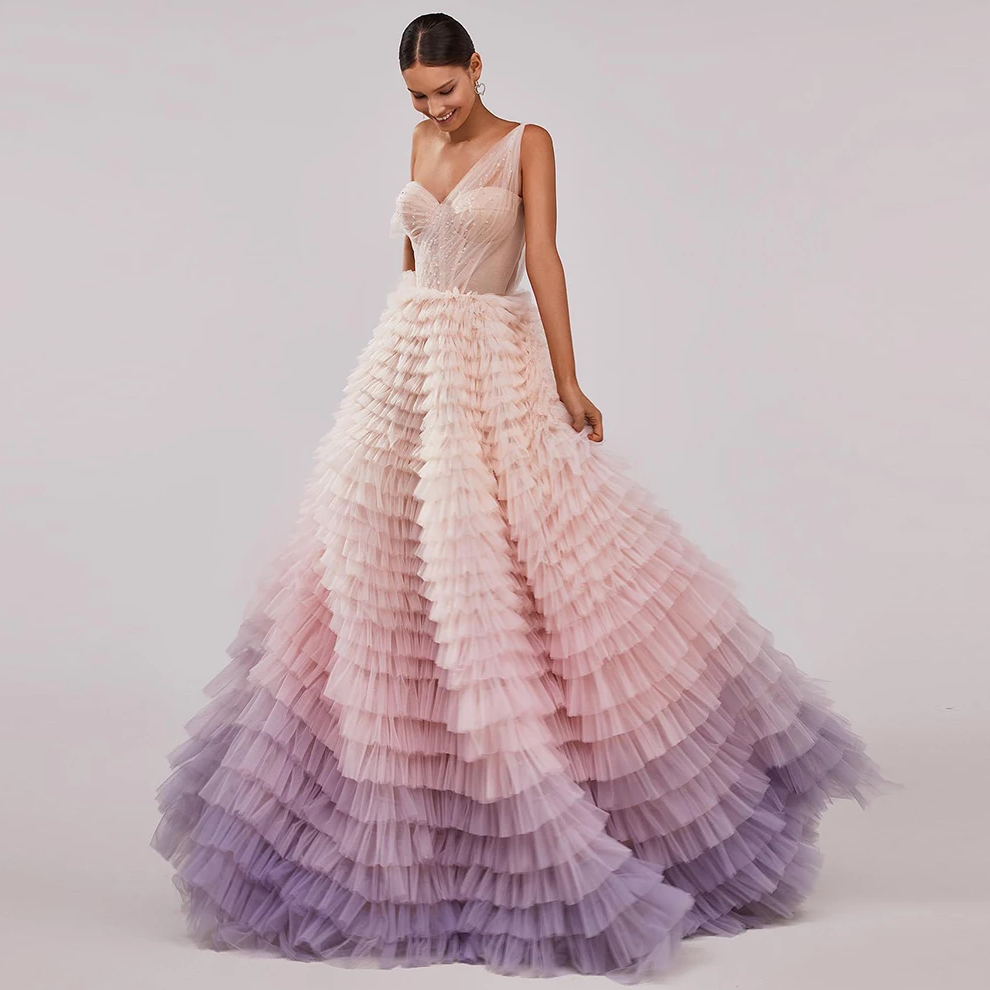 Woman wearing the Old Money Collection Couture Glosili Maxi Gown